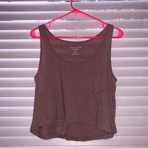 AE blush crop top
